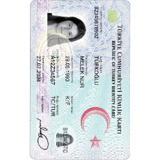 Türkiye Kimlik Kartı Fotoğrafı 50x60 mm