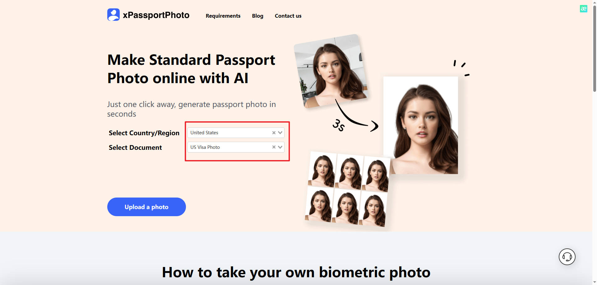Choosing US Visa Photo Document