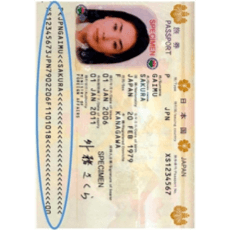 日本签证照片35x45毫米