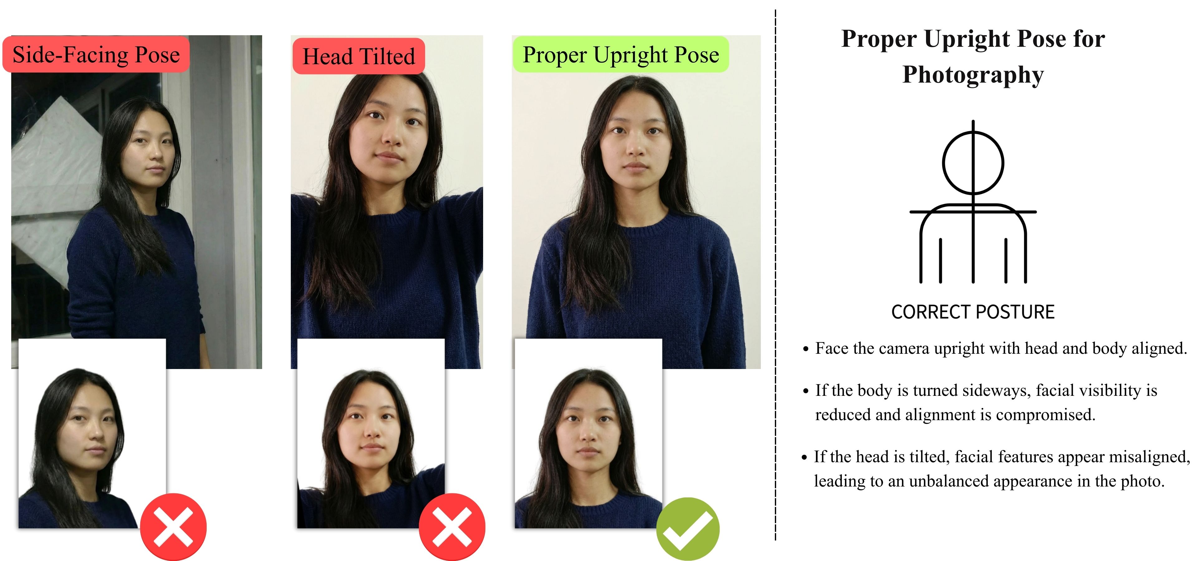 Indian passport photo camera distance mistakes